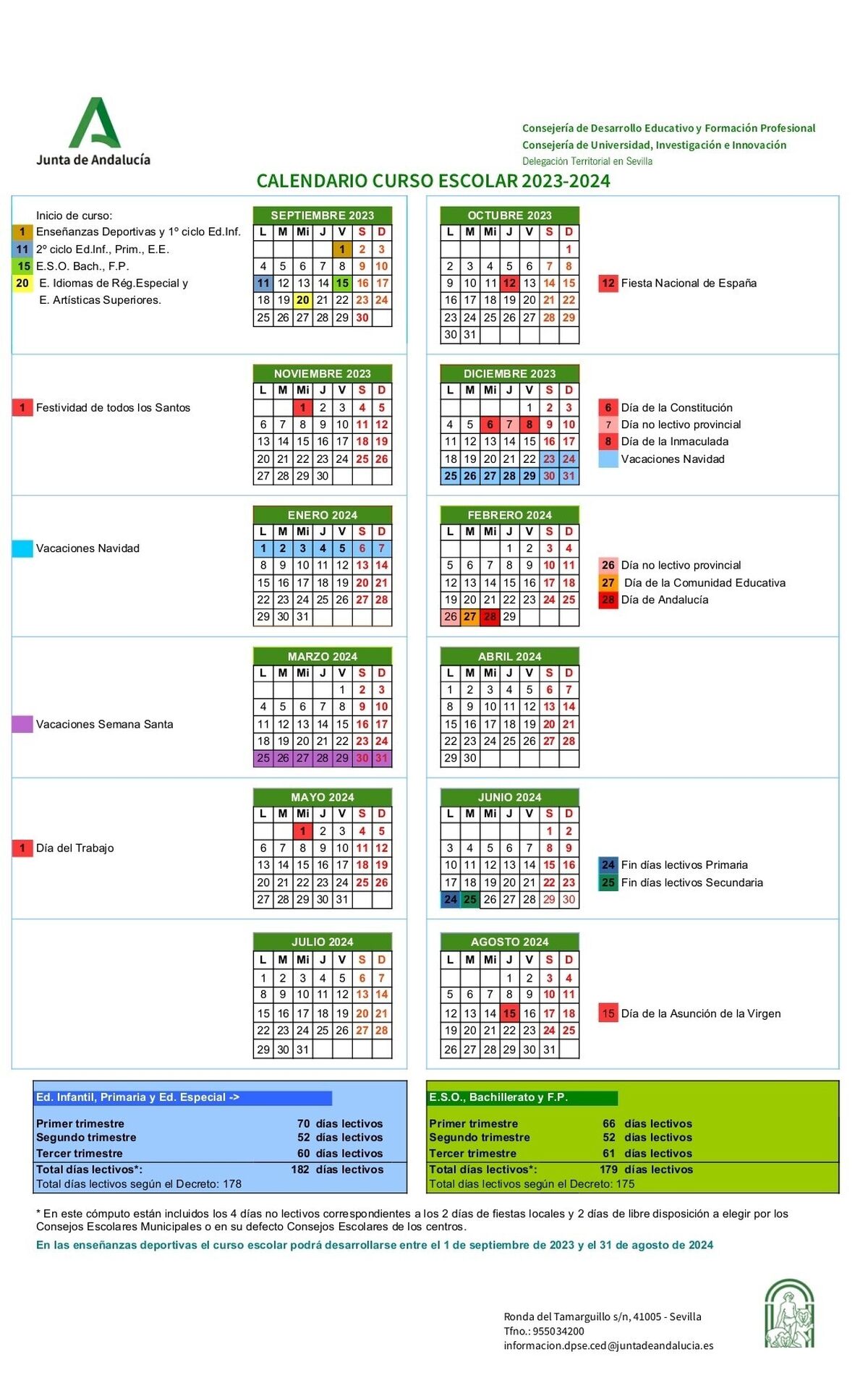 calendario escolar2023 24